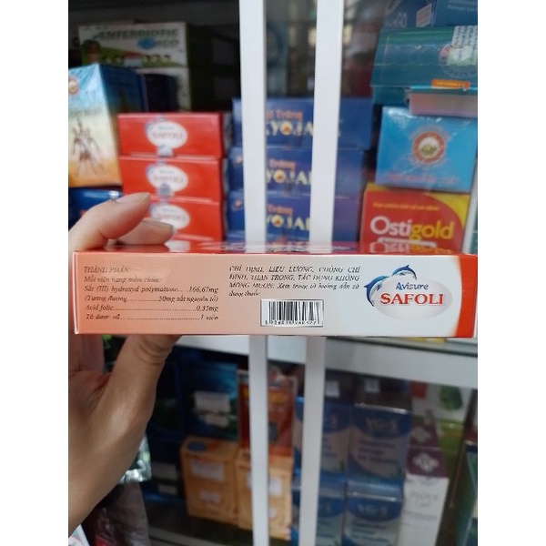 Anvisure Safoli Sắt hữu cơ dành cho bà mẹ có thai và sau sinh