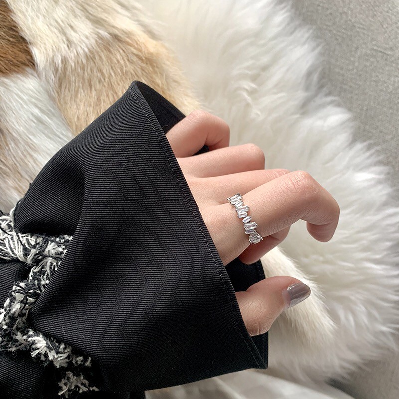 Nhẫn hở mạ vàng 14k thiết kế độc đáo phong cách thời trang