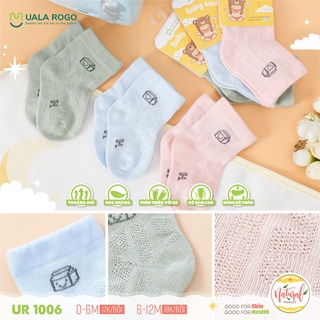 (0-12M) Tất lưới nature cho bé UalaRogo