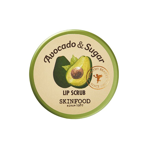 Tẩy da chết môi chiết xuất Bơ Skinfood Avocado & Sugar Lip Scrub