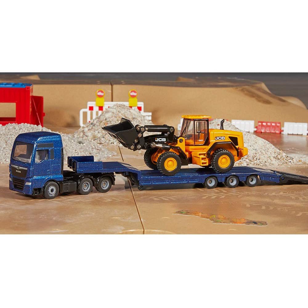 ĐỒ CHƠI SIKU - Xe tải chở xe xúc lật - MÃ SP 1790