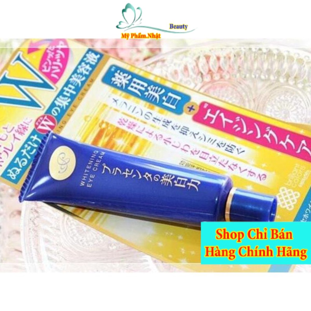 Kem Dưỡng Mắt Giảm Thâm, Làm Mờ Nếp Nhăn Meishoku Whitening Eye Cream, Hàng Nhật Chính Hãng 30g .