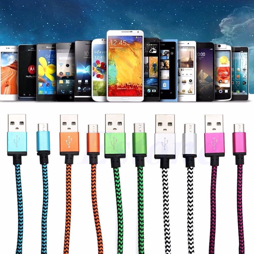 Dây cáp sạc nhanh và truyền dữ liệu Micro USB độ dài và màu sắc tùy chọn