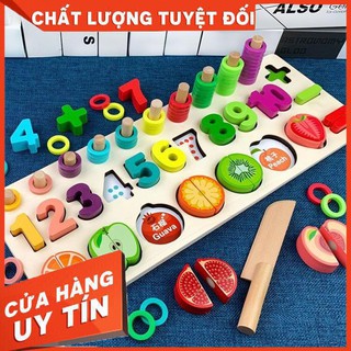 Bảng Tính Que Bằng Gỗ Giúp Bé Học Các Phép Toán - Đồ Chơi Giáo Dục