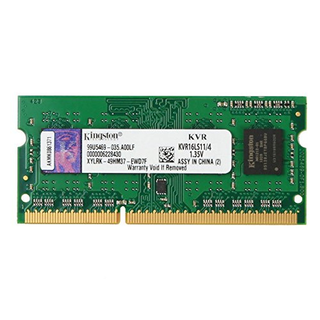 Ram Laptop DDR3L 8GB 1600MHz 4GB PC3L-12800 1.35V Kingston Chính Hãng