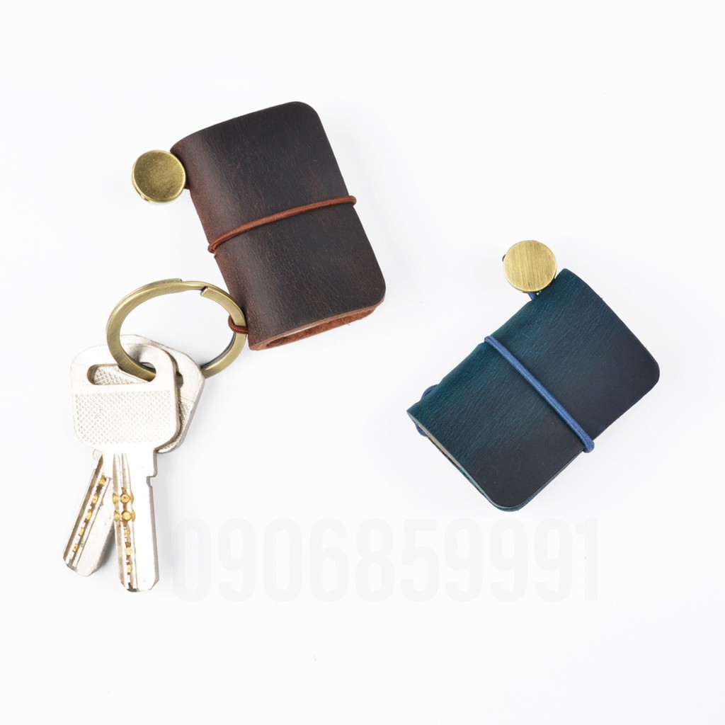 Sổ tay ghi chép cá nhân notebook mini Midori da thật