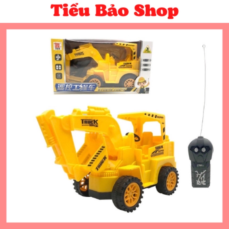 XE MÁY XÚC ĐIỀU KHIỂN TỪ XA - xe công trình máy xúc điều khiển