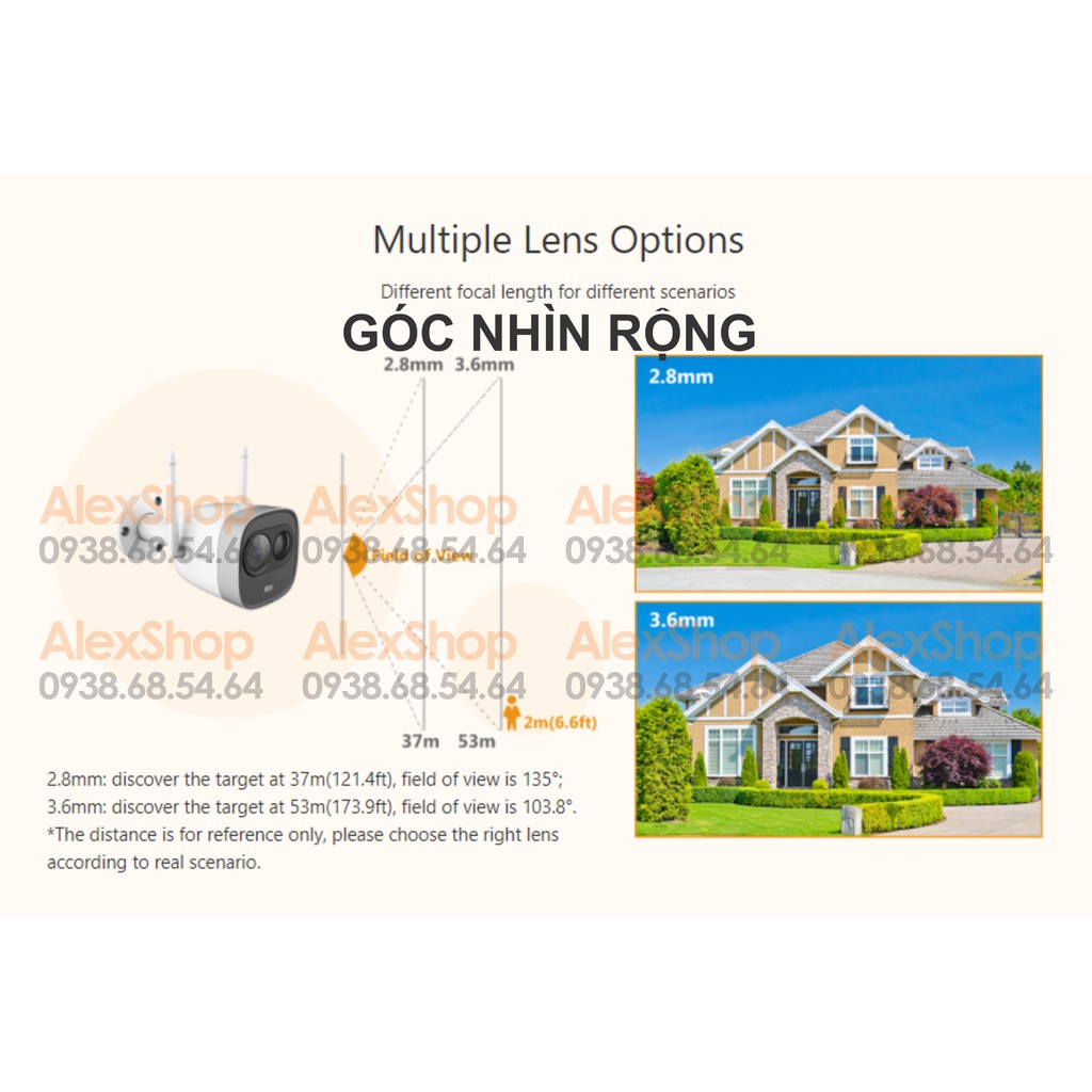 [Chính Hãng Nguyên Seal] Camera Imou G26EP IP Ngoài Trời/Trong Nhà Thông Minh New Bullet - Phân Phối Chính Thức FPT