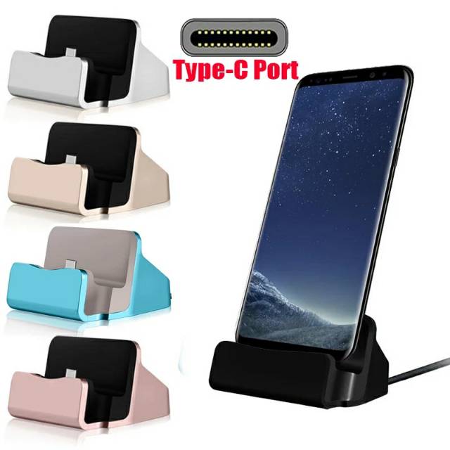 Dock Sạc Micro Usb Lightning Type C Cho Xiaomi Note 7 4x 5 7 7a S2 Mia2 Mi8