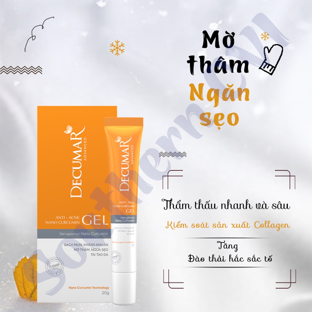 Gel Ngừa Mụn Decumar Advanced 20G