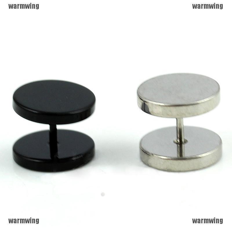 Set 1 Đôi Bông Tai Inox Phong Cách Gothic Cho Nam