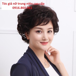 Tóc giả nữ trung niên cao cấp