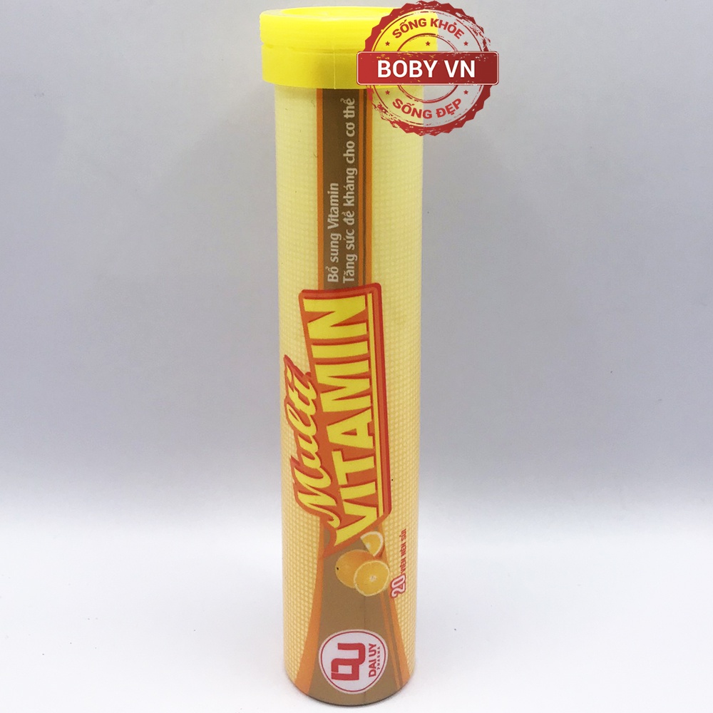 Sủi Multi Vitamin Đại Uy bổ sung vitamin tăng sức đề kháng cho cơ thể (Tuýt 20 viên)