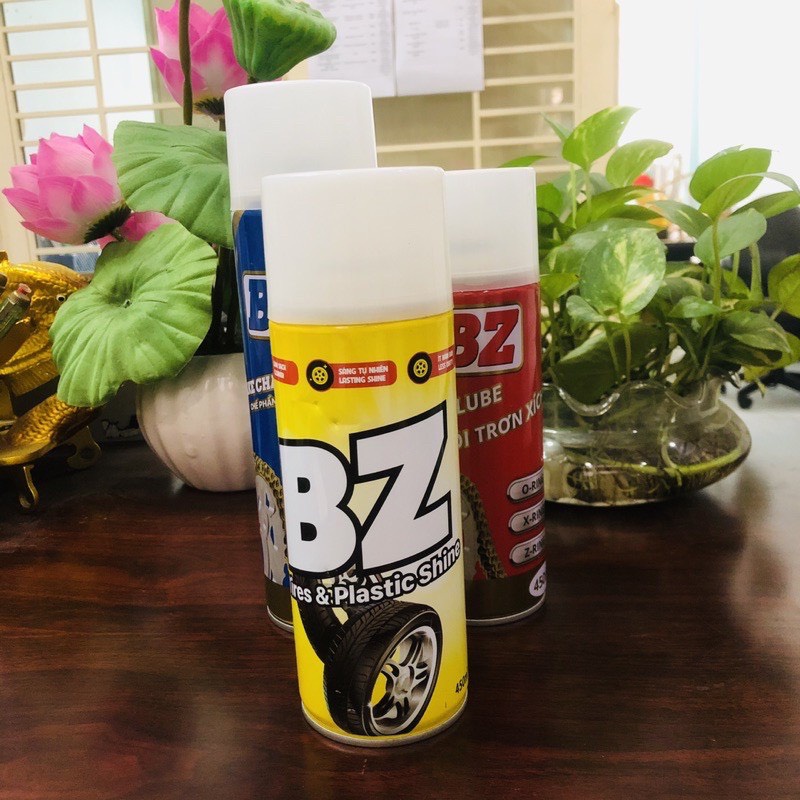 BZ COMBO Dầu Bôi Trơn Xích, Dưỡng Xe, Đánh Bóng Sáng Bề Mặt