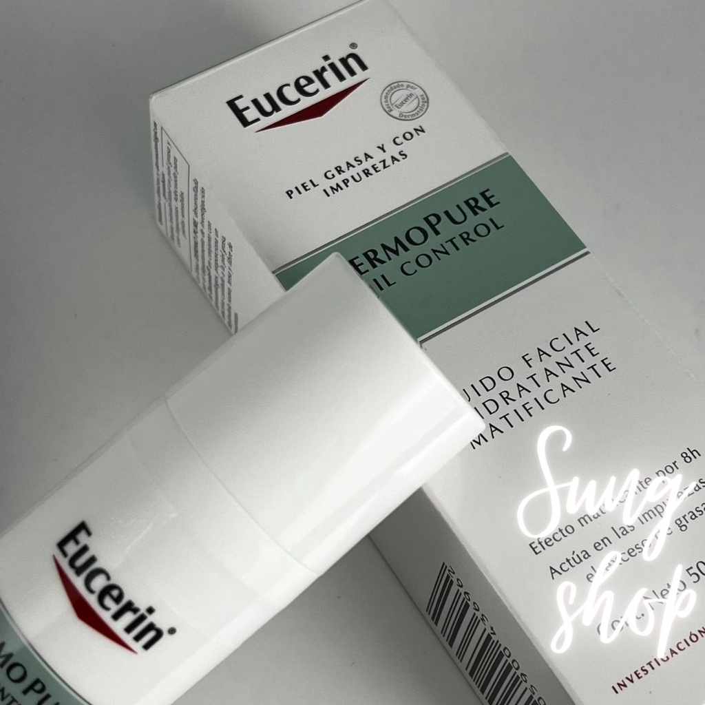 Kem dưỡng Eucerin Pro Acne cho da dầu mụn kiểm soát nhờn giảm mụn thâm