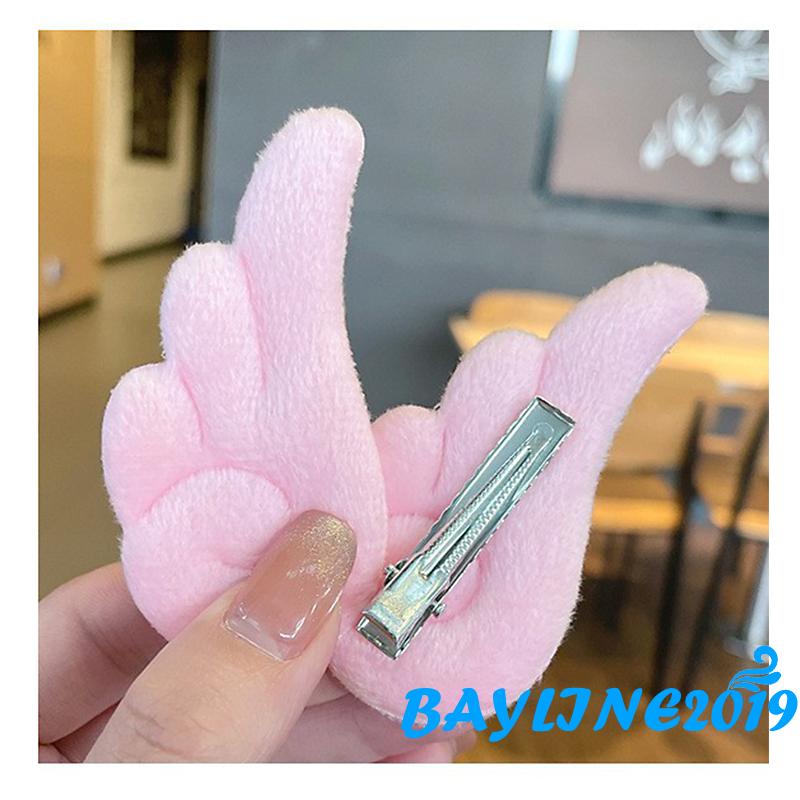 Kẹp tóc thiết kế hình đôi cánh thiên thần dễ thương cho nữ