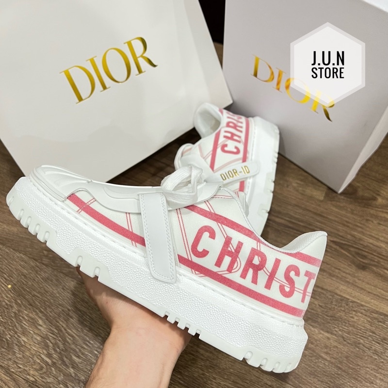GIÀY CHRISTAN DIO TRẮNG HỒNG ID SNEAKER LAI AU