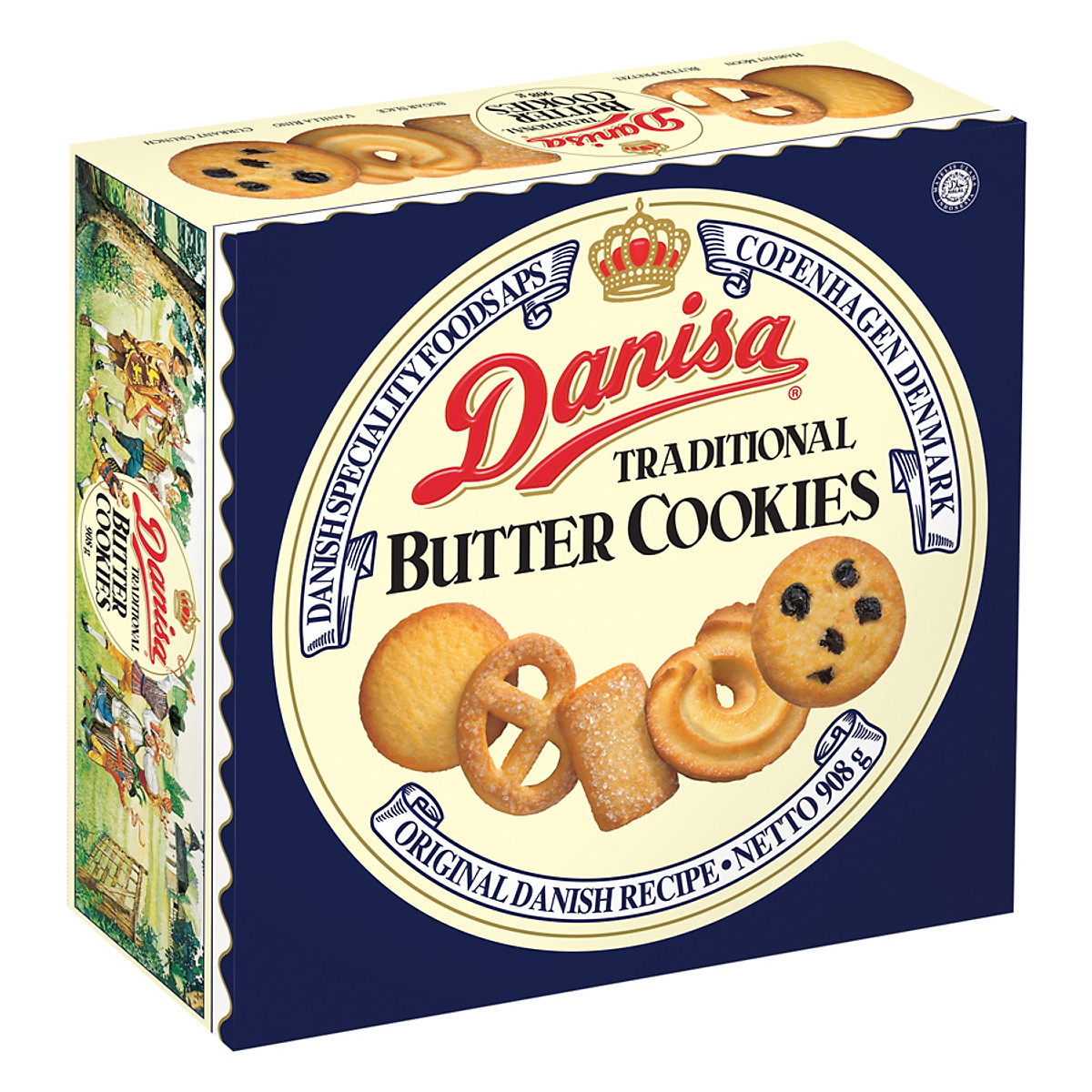 Bánh quy bơ Danisa Size đại Hộp 908g (date mới)