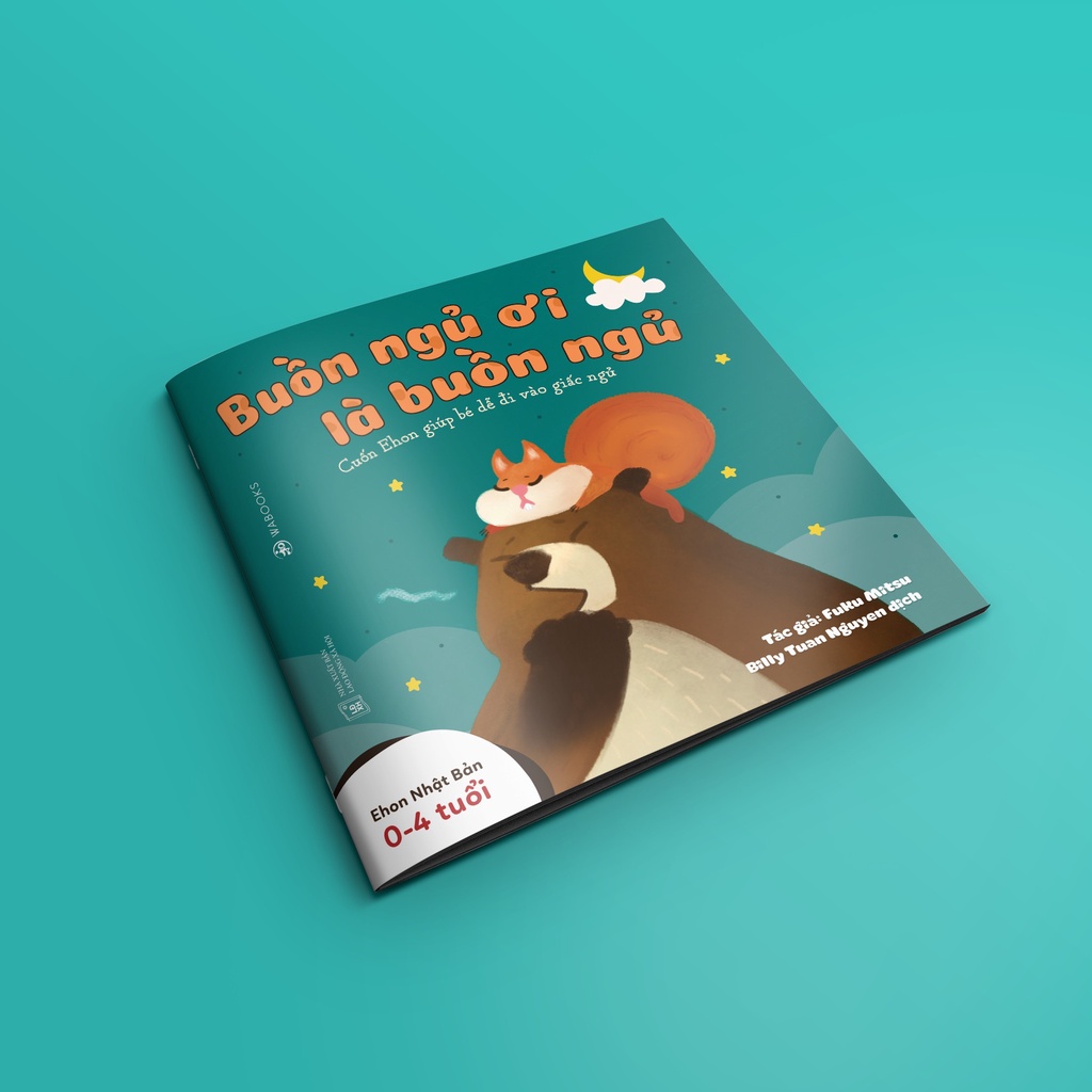 Sách Ehon Giúp Bé Dễ Đi Vào Giấc Ngủ - Buồn Ngủ Ơi Là Buồn Ngủ