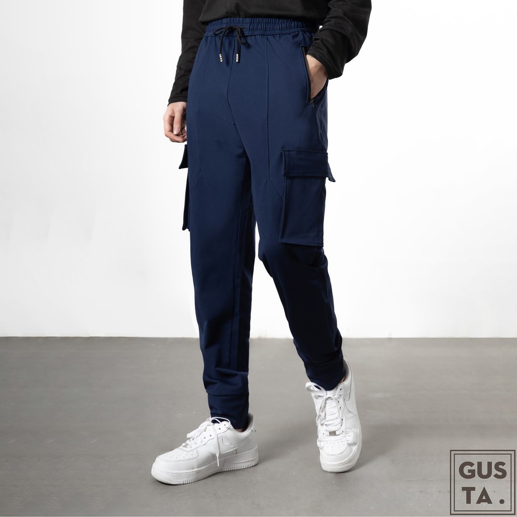 [5 Màu] Quần Jogger Nam Túi Hộp Có Khóa Ríp- Quần Jogger  Nỉ Nam Dày Dặn Co Giãn Phong Cách-JOG01-Gusta | BigBuy360 - bigbuy360.vn