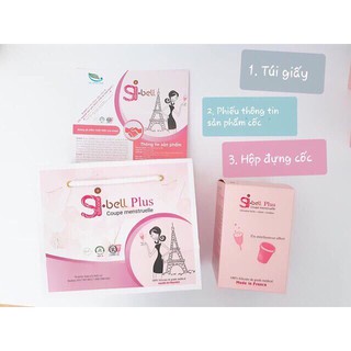 Cốc Nguyệt San SIBELL PLUS thay thế băng vệ sinh, siêu mềm, Xóa tan nỗi lo ngày dâu - Nhập khẩu Pháp
