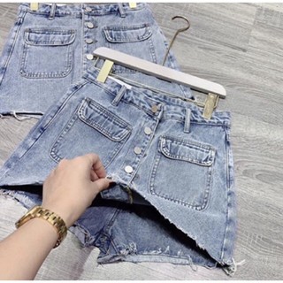 HOT TREN CHÂN VÁY JEAN KOREA HÀN MỚI VỀ
