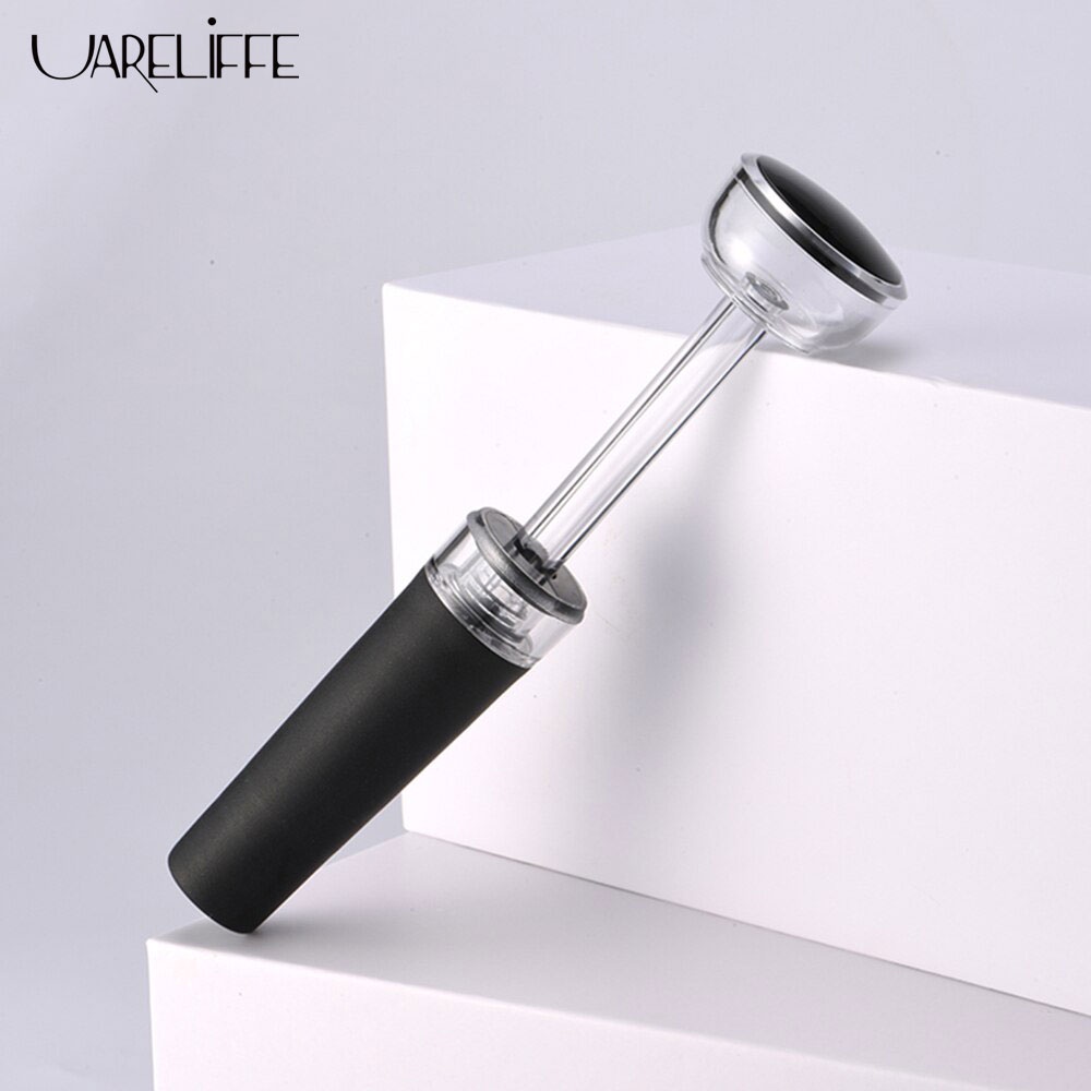 Nút đậy chai rượu vang UARELIFFE hút chân không mini giữ tươi dạng ấn kéo