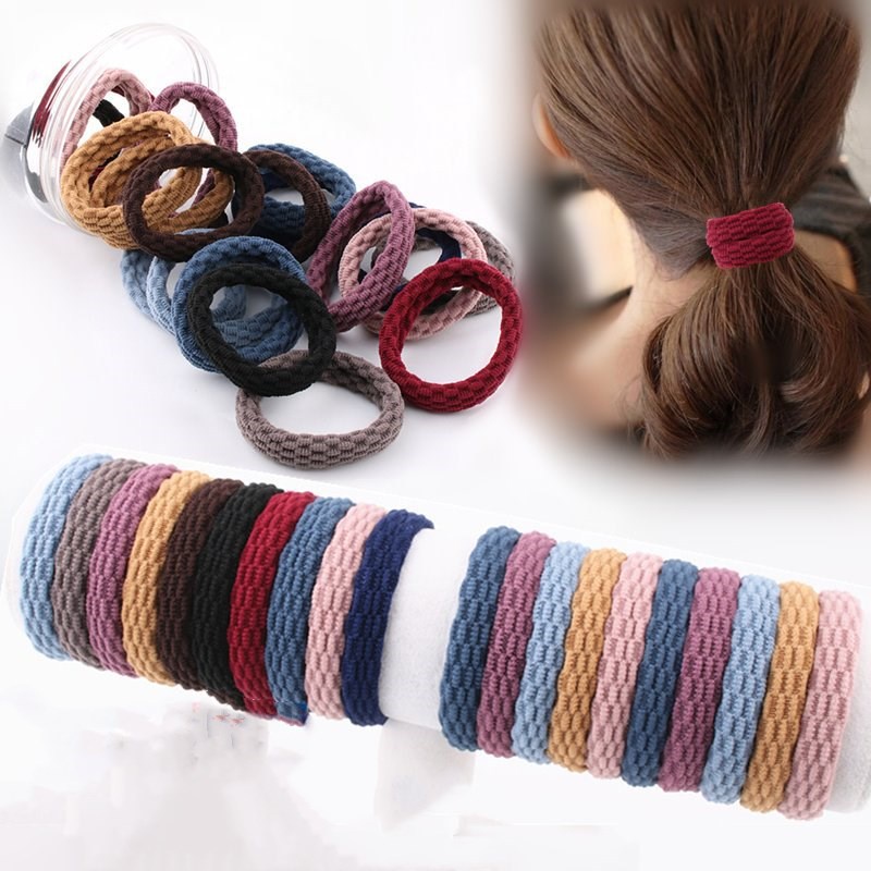 Dây buộc tóc, chun buộc tóc, cột tóc phong cách Hàn Quốc nhiều màu DC18