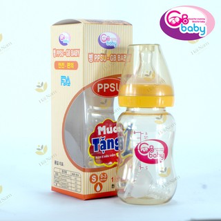 Bình sữa PPSU GB Baby Hàn Quốc cổ hẹp 120ml tặng kèm 1 núm ti silicon