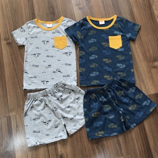 Combo 5 bộ cotton bé trai