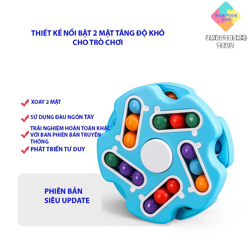 Rubik Biến Thể - Rubik Bi Phiên Bản Nâng Cấp Kết Hợp Các Nút Bấm Giảm Stress 2 trong 1- Smarthome Toys