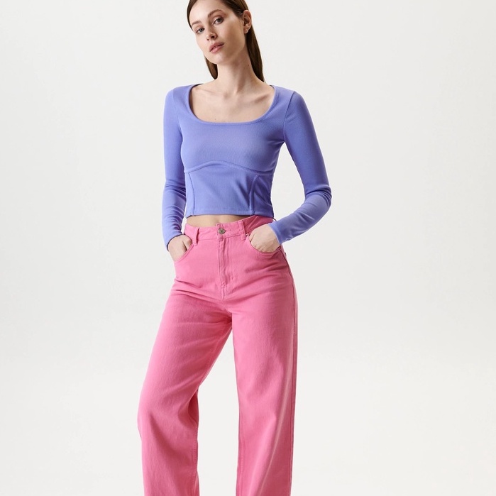 Áo kiểu cổ vuông Sinsay săn sale