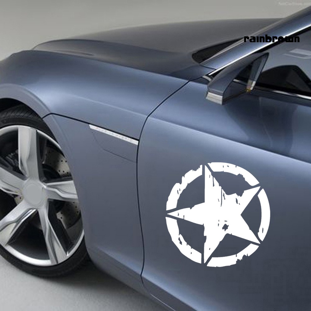 Miếng Dán Trang Trí Xe Hơi / Mô Tô Hình Ngôi Sao Chống Thấm Nước