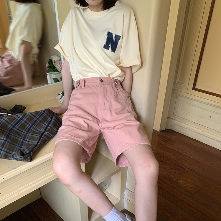Quần Short Jean Nữ Lưng Cao Kiểu Dáng Mới