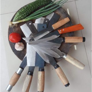 Combo dao 8 món từ to tới nhỏ từ chặt thái tới gọt
