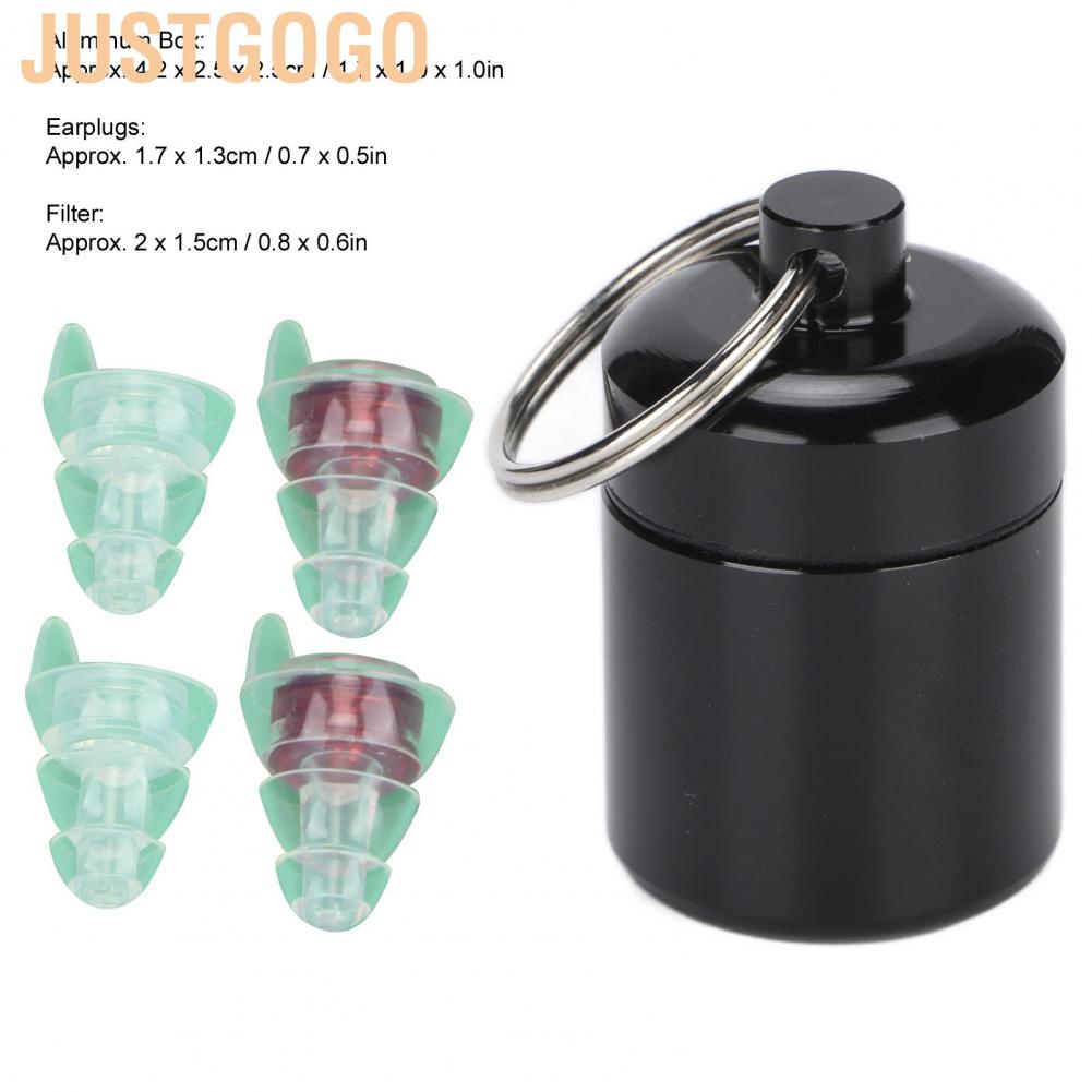Justgogo Concert Earplugs Hearing Protection Tools For Music Performances Water Sports
