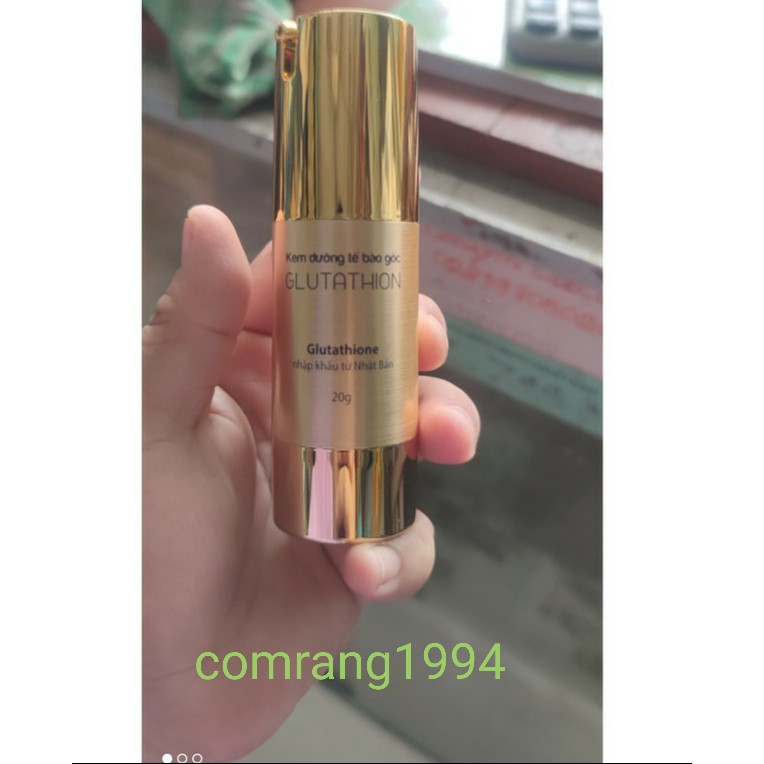Kem dưỡng trắng da tế bào gốc Glutathione cấp ẩm trẻ hóa da giúp mờ thâm sạm tàn nhang nếp nhăn làm đẹp tại nhà hiệu quả