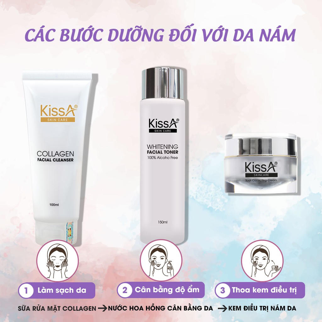 KEM NGỪA NÁM DA ANTI-SPOT REPAIRING CREAM KISSA 20 GRAM