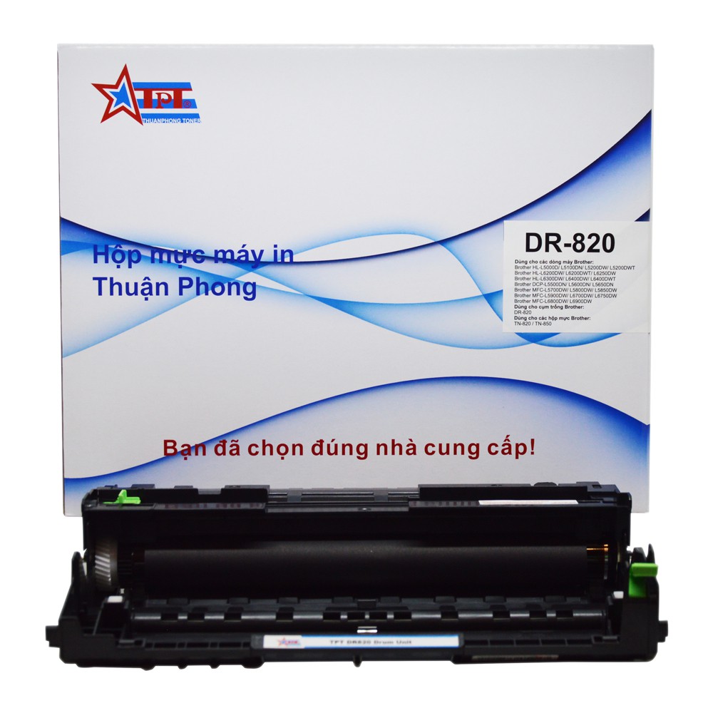 Cụm trống TPT Thuận Phong DR-820 cho máy in Brother HL-L5000D/ L6200DW/ L6300DW/ L6400DW/ L5600DN/ L