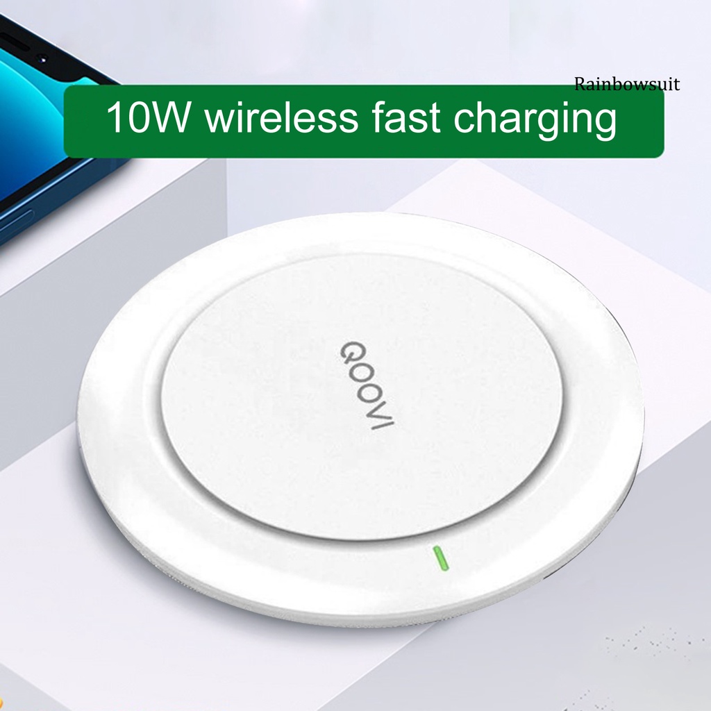 RB- QOOVI WP-105A Wireless Charger Universal 10W 2A Micro USB Fast Charging Pad for Mobile Phone