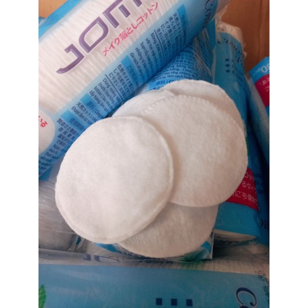[Nhật Bản] Bông Tẩy trang Jomi cotton Pads - 80 miếng