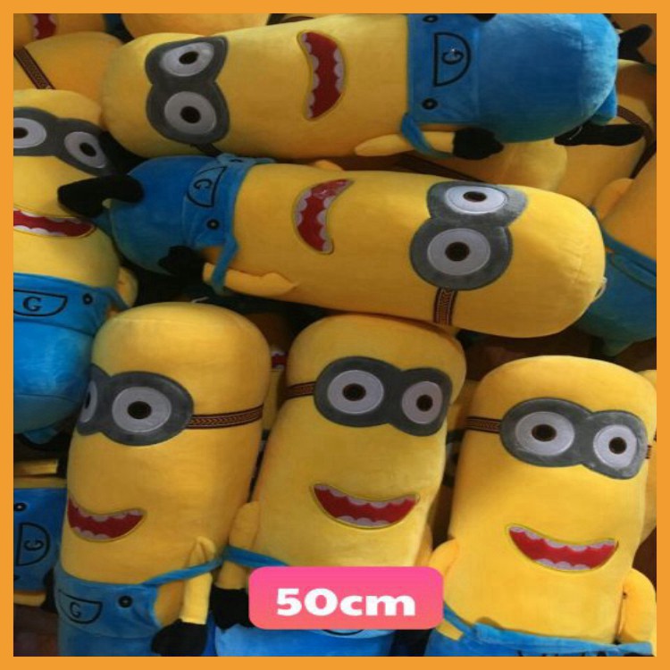 Gối Ôm - Gấu Bông Minion Đáng Yêu Vải Nhung Mềm Mịn Gối Ôm Cho Bé Quà Tặng Ý Nghĩa SM744