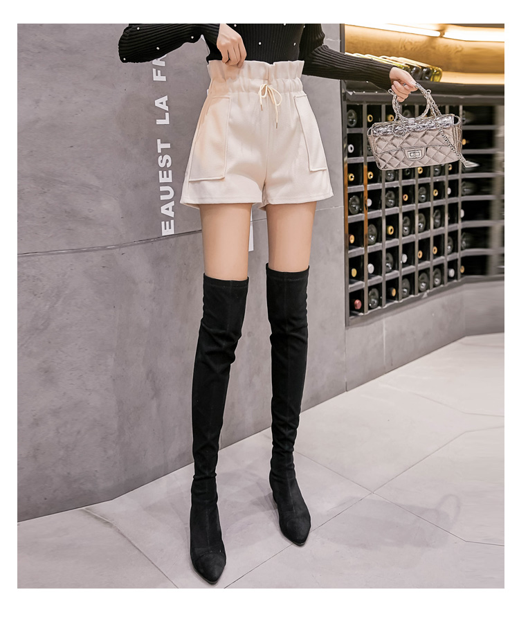 Quần short ống rộng lưng cao thiết kế mỏng năng động thời trang tùy chọn màu sắc cho nữ