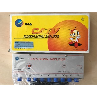 bộ chia tín hiệu truyền hình cáp JMA 1 ra 4,6,8 có mạch khuyếch đại