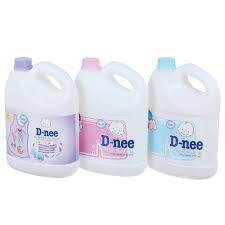 Dung dịch nước giặt xả vải Dnee 3000ml