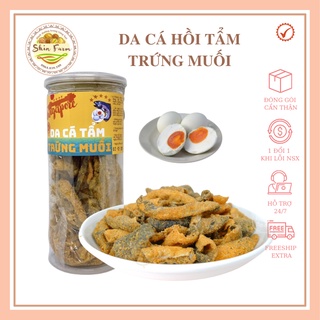 Da cá trứng muối hũ pet 200gr đồ ăn vặt ngon Shinfarm