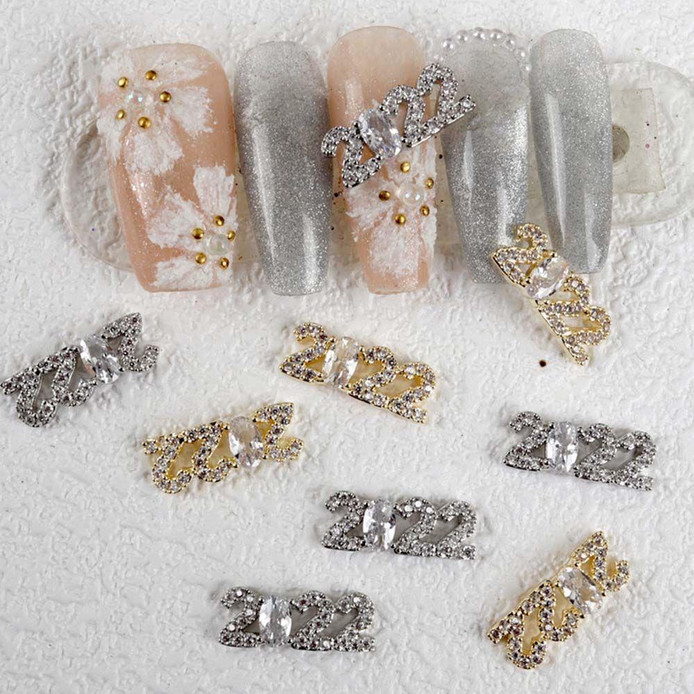 OCEANMAP Hạt Cườm Trang Trí Móng Tay Lấp Lánh Sang Trọng DIY 2022 &quot;2022