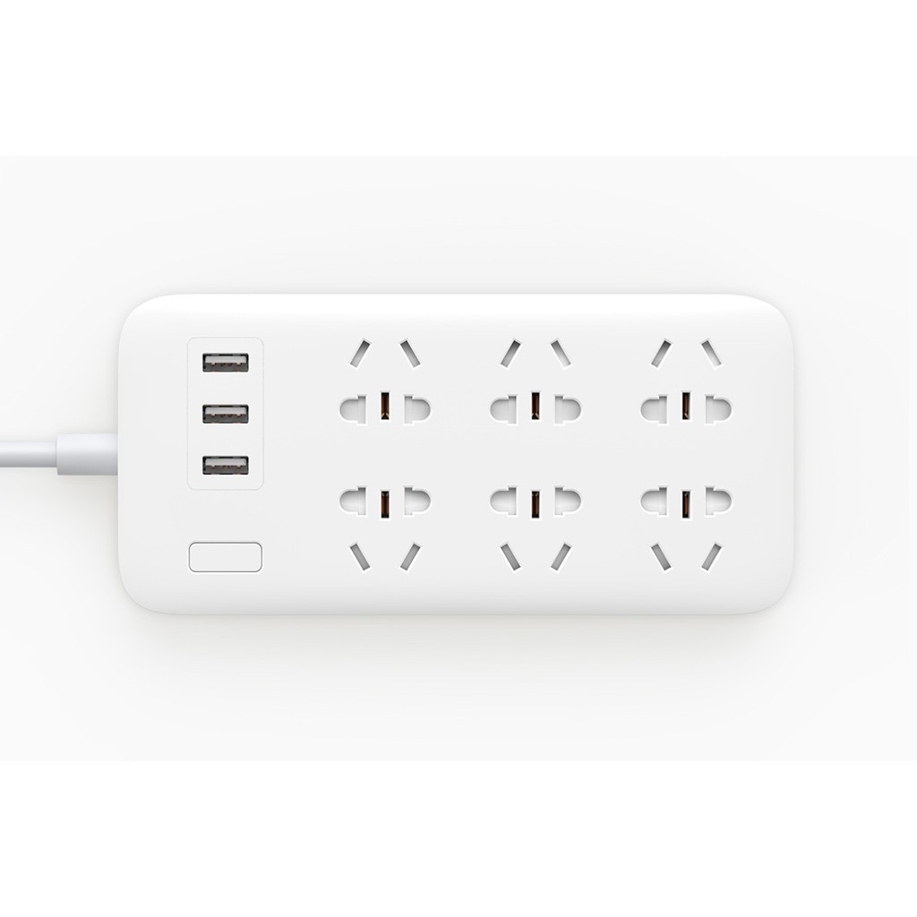 Ổ cắm điện Xiaomi Mi Power Strip (6 ổ cắm điện 220V / 3 cổng cắm usb 5v)