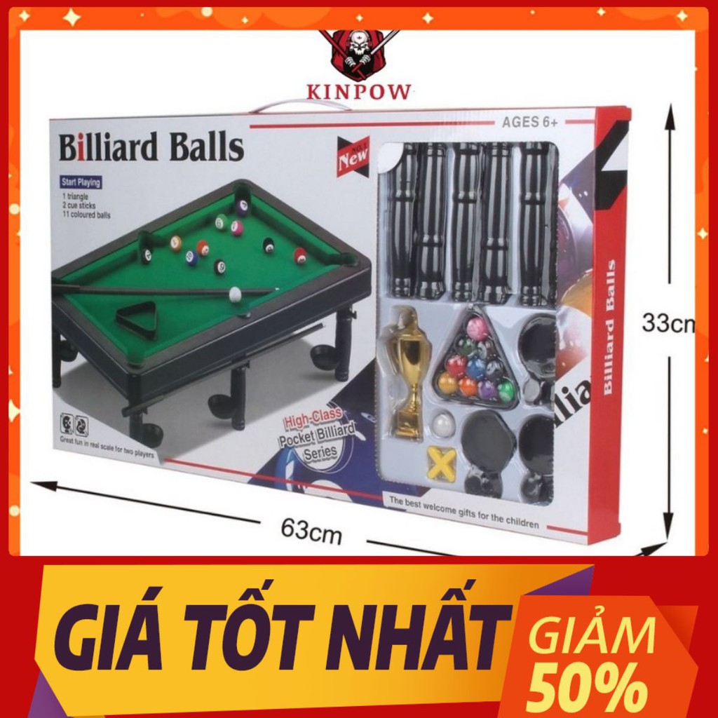 Đồ Chơi Bàn Bida Loại Lớn Cho Bé Vui Chơi Giải Trí Đội Nhóm (Bia9905)