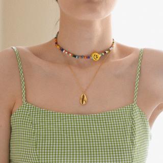 Vòng cổ hợp kim nhiều màu sắc dễ thương